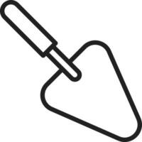 Trowel icon vector image.