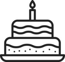 Birthday icon vector image.