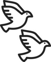 Birds icon vector image.