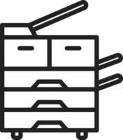 Photocopy icon vector image.