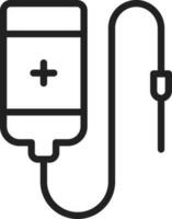 Intravenous icon vector image.