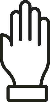 Hand icon vector image.