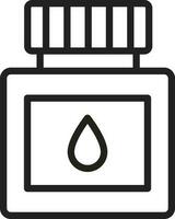 Ink Bottle icon vector image.