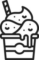 Ice Cream icon vector image.