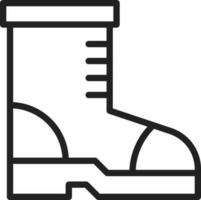 Boot icon vector image.