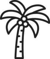 Coconut Tree icon vector image.