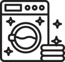 lavandería Servicio icono vector imagen.