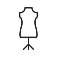 Mannequin icon vector image.