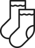 Socks icon vector image.