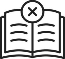 No Education icon vector image.