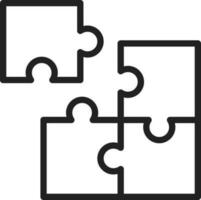 Puzzle Part icon vector image.