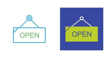 Open Tag Vector Icon