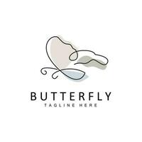 Butterfly Logo, Animal Design With Beautiful Wings, Decorative Animals, Product Brands vector