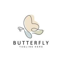 Butterfly Logo, Animal Design With Beautiful Wings, Decorative Animals, Product Brands vector