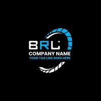 BRL letter logo creative design with vector graphic, BRL simple and modern logo. BRL luxurious alphabet design