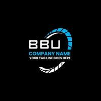 BBU letter logo creative design with vector graphic, BBU simple and modern logo. BBU luxurious alphabet design