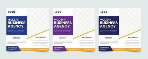 Abstract business marketing print square banner template vector