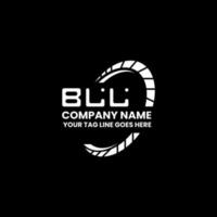 BLL letter logo creative design with vector graphic, BLL simple and modern logo. BLL luxurious alphabet design