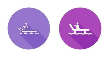 Riding Sled Vector Icon