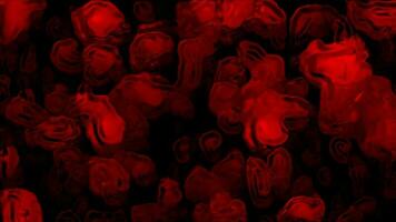 Red color moving glossy abstract background video