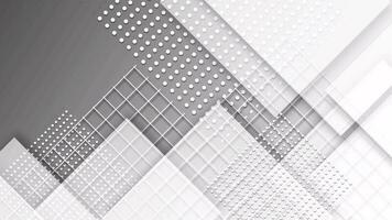 white color multiple squares shapes element background video