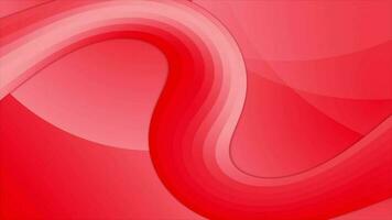 Red color multiple triangular shapes element background video