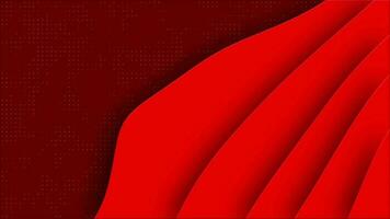 red color 3d shape changing abstract background video