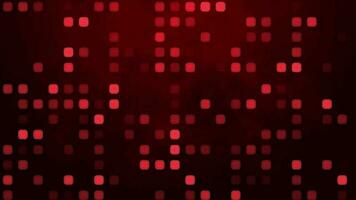 3D abstract digital technology animated red orange on red background. video