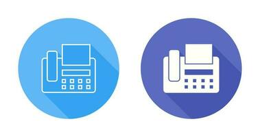 Fax Machine Vector Icon