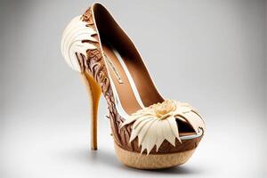 coconut women shoes with high heels photo