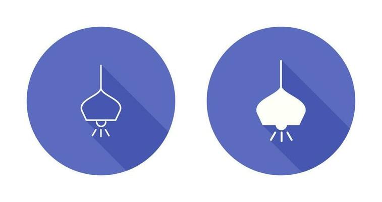 Overhead Light Vector Icon