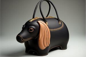 Dachshund Dog shape fashion luxury bag illustration generative ai 23937530  Stock Photo at Vecteezy