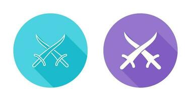 Sword Fighting Vector Icon