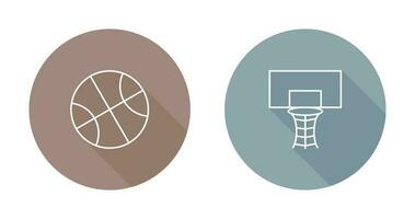 Basketball Hoop Vector Icon