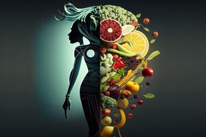 diet abstract concept illustration photo