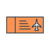 Plane Tickets Vector Icon