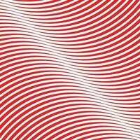 abstract geometric white wave line pattern with red bg. vector