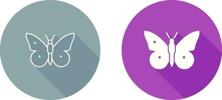 icono de vector de vuelo de mariposa