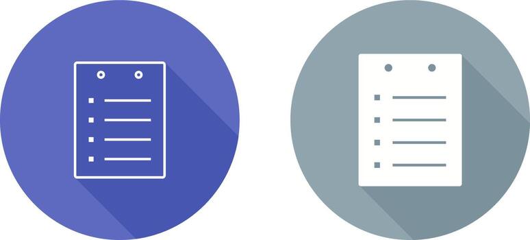 icono de vector de notas