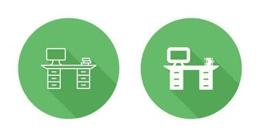 Working Desk Vector Icon