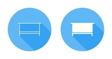 Simple Desk Vector Icon