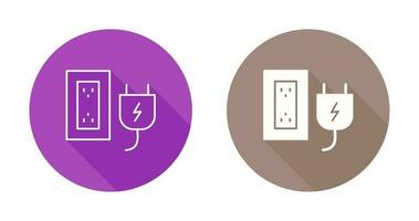 Plug and Socket Vector Icon