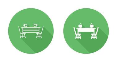 Dining Table Vector Icon