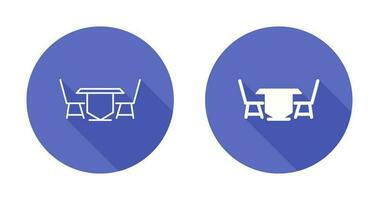 Lunch Table Vector Icon