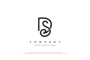 Luxury Letter SD Monogram Logo Design Vector