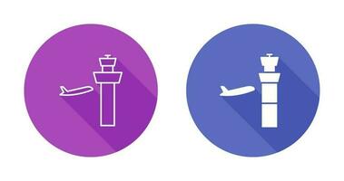 Air Control Tower Vector Icon