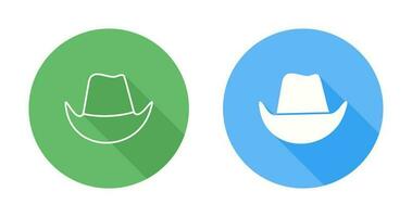 icono de vector de sombrero de vaquero