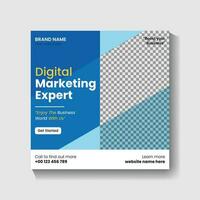 Digital Marketing agency Social media post design and web banner post design vector