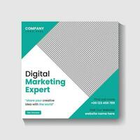 Digital Marketing agency Social media post design and web banner post design vector