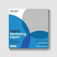 Digital Marketing agency Social media post design and web banner post design vector
